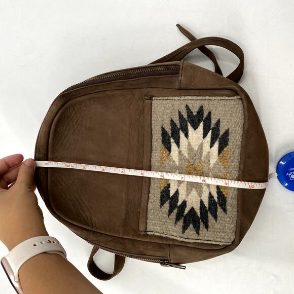 MZ Fair trade Brown Southwestern backpack - Picture 9 of 9
